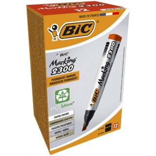 Bic Marker permanentny Bic Marking 2300, czerwony 3,7-5,5mm ścięta końcówka (8209243)