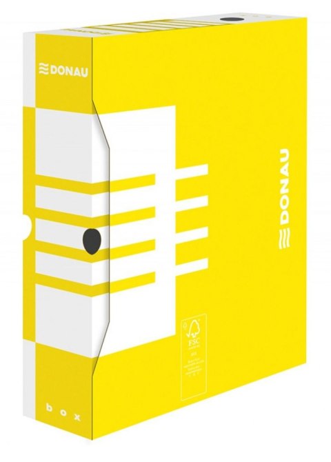 Donau Pudło archiwizacyjne A4 żółty karton [mm:] 80x340x 297 Donau (660301FSC-11)