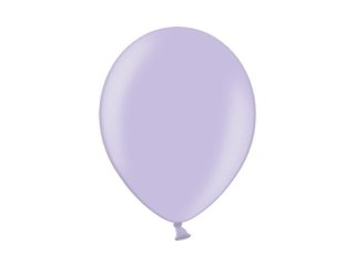 Partydeco Balon gumowy Partydeco metalizowany 100 szt lawendowy 12cal