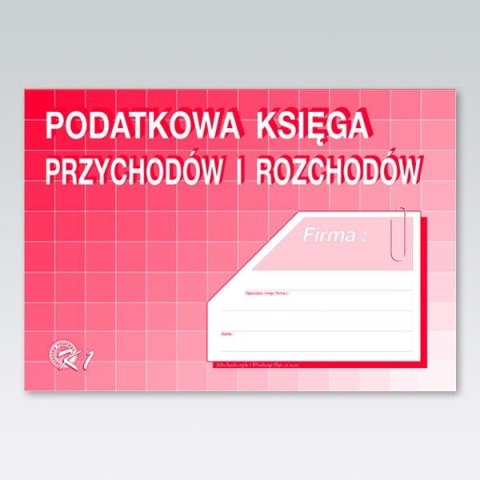 Michalczyk i Prokop Druk offsetowy Michalczyk i Prokop Podatkowa księga przychodów i rozchodów A4 48k. (K-1u)