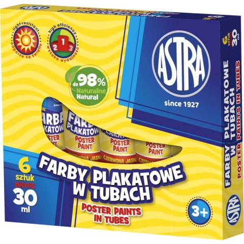 Astra Farby plakatowe Astra tuba kolor: cielisty 30ml 1 kolor. (301120001)