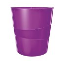 Leitz Kosz na śmieci Leitz WOW kolor: fioletowy 15L (52781062)