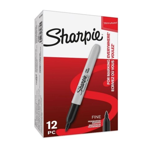 Sharpie Marker permanentny Sharpie Sharpie Fine czarny 1,0mm fibrowa końcówka (S0810930) Sharpie Marker permanentny Sharpie Sharpie Fine czarny 1,0mm fibrowa końcówka (S0810930)
