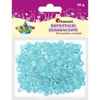 Titanum Koraliki kreatywne Titanum Craft-Fun Series plastikowe błękitne (40g)