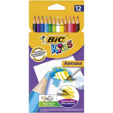 Bic Kids Kredki akwarelowe Bic Kids 12 kol. (5692)