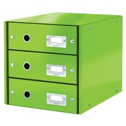 Leitz Pojemnik z szufladami Leitz Click & Store zielony 3 szuflad (60480054)