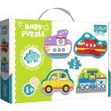 Trefl Puzzle Trefl puzzle baby classic pojazdy 2 el. (36075)