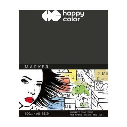Happy Color Blok artystyczny Happy Color Happy Color do markerów A5 100g 25k (HA 3710 1520-A25)