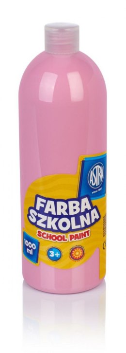 Astra Farby plakatowe Astra szkolne kolor: różowy jasny 1000ml 1 kolor.