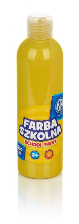Astra Farby plakatowe Astra szkolne kolor: żółty 250ml 1 kolor.