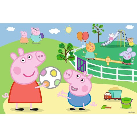 Trefl Puzzle Trefl Peppa Pig Zabawy w gronie przyjaciół 60 el. (17356) Trefl Puzzle Trefl Peppa Pig Zabawy w gronie przyjaciół 60 el. (17356)