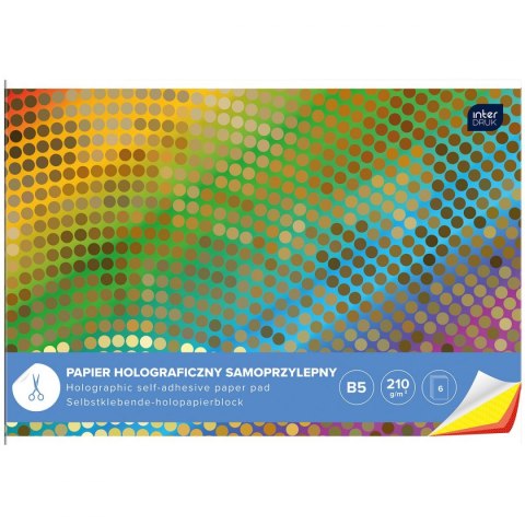 Interdruk Zeszyt papierów kolorowych Interdruk B5 210g 6k (ZEPAHOB5) Interdruk Zeszyt papierów kolorowych Interdruk B5 210g 6k (ZEPAHOB5)