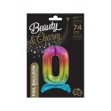 Godan Balon gumowy Godan Beauty&Charm cyfra stojąca tęczowa tęczowa 750mm 30cal (BC-ASTO)