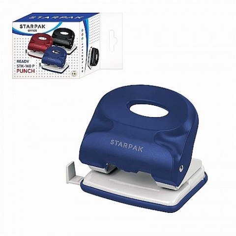 Starpak Dziurkacz Starpak Office 140P granatowy 25k (450874)