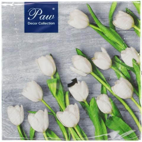 Paw Serwetki Paw Lunch mix nadruk bibuła [mm:] 330x330 (SDL120109)