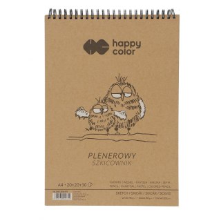 Happy Color Blok artystyczny Happy Color Happy Color szkicownik A4 80g 70k (HA 3808 2030-P70)