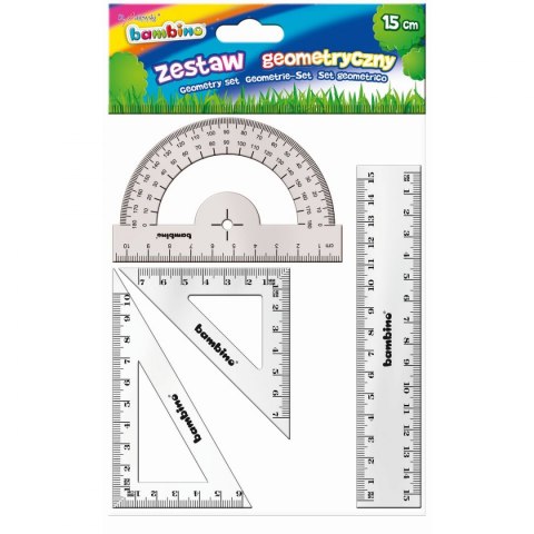 Bambino Komplet geometryczny Bambino 4 elemety, 15cm 4 el.