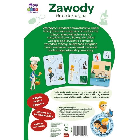Trefl Gra edukacyjna Trefl Zawody Mały Odkrywca (01951) Trefl Gra edukacyjna Trefl Zawody Mały Odkrywca (01951)