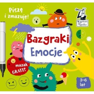 Kapitan Nauka Książeczka edukacyjna Kapitan Nauka Bazgraki Emocje