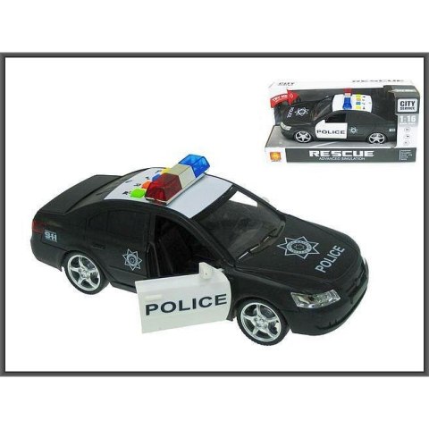 Hipo Samochód policyjny światłem i dźwiękiem w skali 1:16 (24cm) Hipo (H12327)