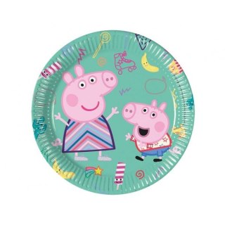 Godan Talerz jednorazowy Godan Peppa Pig papier śr. 200mm 8 szt (93488)