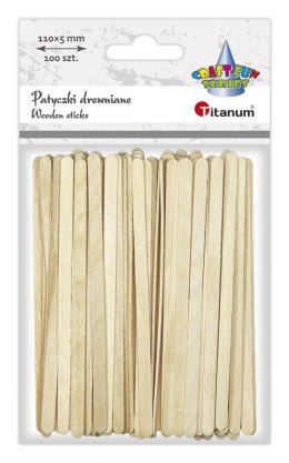 Titanum Ozdoba drewniana Titanum Craft-Fun Series Patyczki naturalne 5x110mm