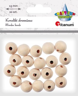 Titanum Ozdoba drewniana Titanum Craft-Fun Series koraliki (22TH401-8)