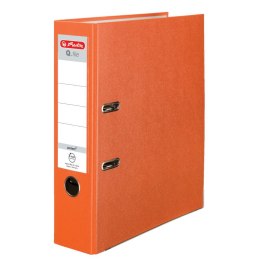 Herlitz Segregator dźwigniowy Herlitz Q. file Standard A4 80mm pomarańczowy (0011178944)