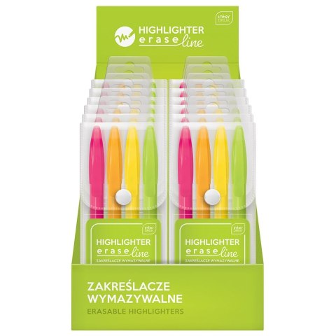 Interdruk Zakreślacze wymazywalne 4 kol NEON Interdruk Zakreślacze wymazywalne 4 kol NEON