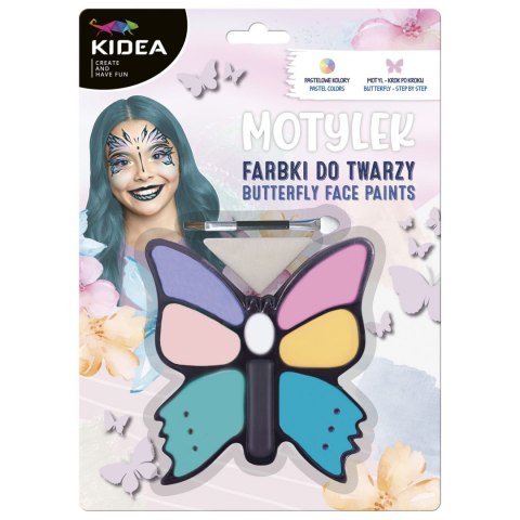 Kidea Farby do twarzy motylek Kidea (FDTM8KKA)