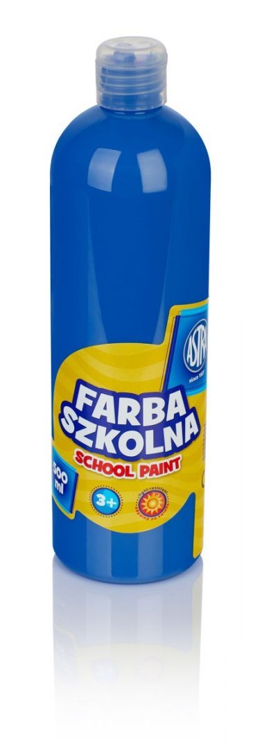 Astra Farby plakatowe Astra kolor: niebieski ciemny 500ml 1 kolor.