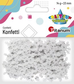 Titanum Konfetti Craft-Fun Series płatki śniegu 23mm Titanum (260086)