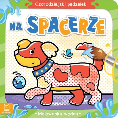 Aksjomat Książeczka edukacyjna Aksjomat Czarodziejski pędzelek. Na spacerze. Malowanka wodna