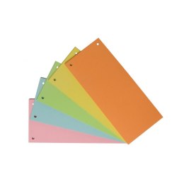 Elba Przekładki kartonowe indeksujące Bantex 1/3 A4 mix kolorów 100 szt. 100553887