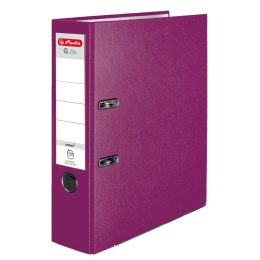 Herlitz Segregator dźwigniowy Herlitz Q. file Standard A4 80mm jagodowy (50011872)