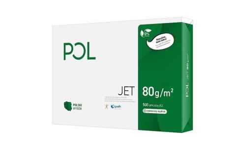 Pol Papier ksero Pol jet A3 biały 500k. 80g