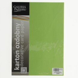 Galeria Papieru Papier ozdobny (wizytówkowy) Millenium A4 zielony 220g Galeria Papieru (200714)