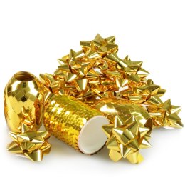 Arpex Wstążka Arpex zestaw do pakowania prezentów złoty (BN5243ZLO)