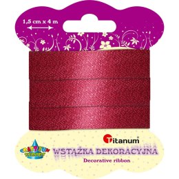 Titanum Wstążka Titanum Craft-Fun Series 15mm czerwona 4m (344539)