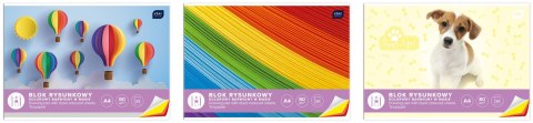 Interdruk Blok rysunkowy Interdruk bloki A4 kolorowy 80g 20k [mm:] 210x297 (BLRK)