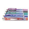 Pentel Cienkopis Pentel ENERGEL BLN 75, niebieski 0,25mm 4kol.