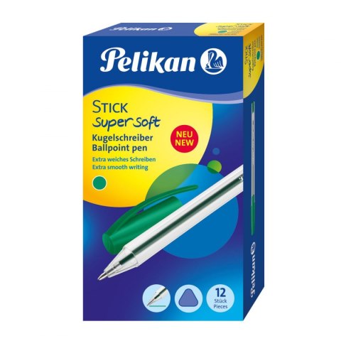 Pelikan Długopis Pelikan super soft Stick 601481 zielony 1,0mm (100436018)