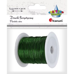 Titanum Drucik florystyczny Titanum Craft-Fun Series 0,45mm x 30m zielony (PJ499)