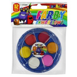 Fun&Joy Farby akwarelowe Fun&Joy 12 kolor. (FJ-12K21PUD)