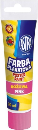 Astra Farby plakatowe Astra kolor: różowy 30ml 1 kolor.