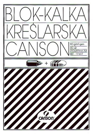 Canson Kalka kreślarska Canson A4 przezroczysty 90g [mm:] 210x297 (200005322)