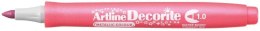Artline Marker permanentny Artline metaliczny decorite, różowy 1,0mm pędzelek końcówka (AR-033 8 8)