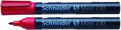 Schneider Marker permanentny Schneider Maxx 130, czerwony 1,0-3,0mm okrągła końcówka (SR123002)