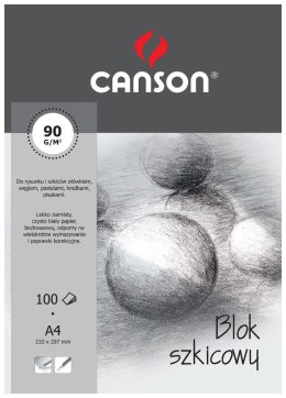 Canson Blok artystyczny Canson A4 90g 100k (100554885)