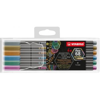 Stabilo Flamaster Stabilo Pen 68 metallic 6 kol. (6806/8-11-01)